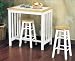 Mission Style Tile Top 3-piece Breakfast Set Table By Acme Furniture