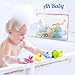 Ah Baby Bathtub Letters and Numbers with Mesh Bath Toy Organizer