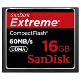 Sandisk 16gb Extreme Cf Compact Flash Cards 60mbs Retail Pack