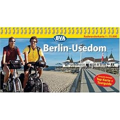 Berlin-Usedom, Kompakt-Spiralo, Radwanderkarte, 1 : 50 000