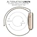 Apple Watch Band, Biaoge Steel Milanese Loop Replacement Wrist Band with Plated Case for Apple Watch (Update Version For Apple Watch Sport Gold 38mm)