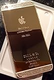 Apple iPhone 6 - 16GB - 24K Mirror Gold/White Plated Limited Edition with Diamond Crystals Customized Smartphone - International/Factory Unlocked