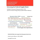 2nd, Green Supply Chain Management Book Series: Greening the Federal Supply Chain E.O. 13514 (Environmental & Sustainability Policy) Implementation Guide