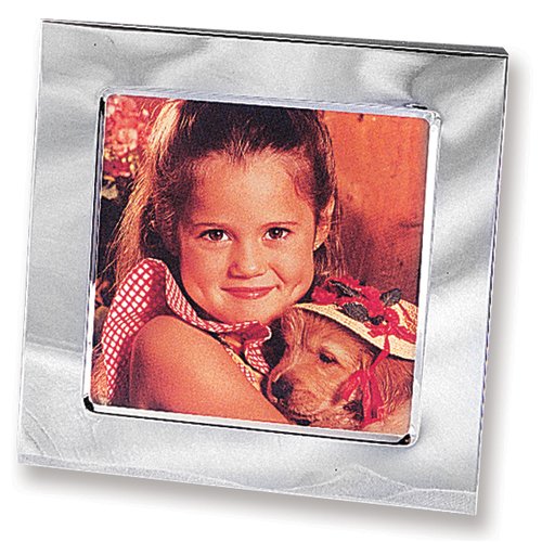 Silver-plated Classic 5x5 Photo Frame