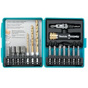 Makita T-00153 17-Piece Impact Driver Drill Accessory Set