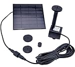 NEW Solar Water Pump Power Panel Kit Fountain Pool Garden Pond Submersible Watering