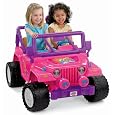 Power Wheels Barbie Jammin Jeep Wrangler by Fisher Price