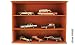 bois-Vitrine pour 1:43 et 1:87, avec Kunststoffschiebetür, Model Car, Miniature dÃ©jÃ  montÃ©