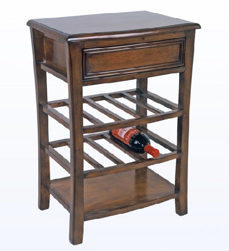 Privilege 24021 1 Drawer Accent Stand - Brown