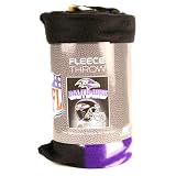 Baltimore Ravens "Shadow" Lightweight Fleece Blanket (Measures Approx. 50" x 60")