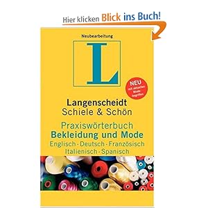 Langenscheidt Praxiswörterbuch Bekleidung und Mode