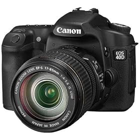 Canon EOS 40D DSLR with 17-85mm lens