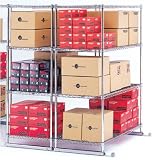 OFM X5S-1872 X5 Preconfigured Kit - 5 Units, 4 Shelves Each, 18 x 72 Inches, Tracks Included