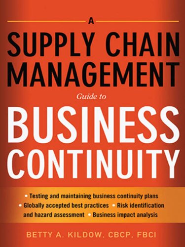A Supply Chain Management Guide to Business Continuity