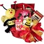 Bee Mine Chocolate and Cookie Gift Basket - Valentine's Day