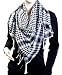 Houndstooth Square Shawl, Black and White