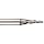 Niagara Cutter TCAM330 Miniature Carbide End Mill, Uncoated (Bright), 3 Flutes, 5 Degree Taper End