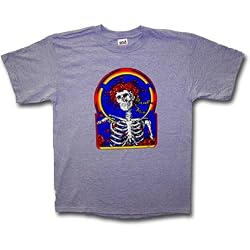 Grateful Dead "Skull and Roses" Heather Grey T-Shirt