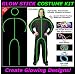 Glow Stick Costume Kit, Mens Large, Green
