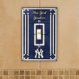 New York Yankees - MLB Art Glass Single Switch Plate Cover