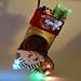 18" NFL San Francisco 49ers Plush Lighted Fiber Optic Christmas Stocking