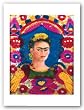 The Frame by Frida Kahlo 19.6875"x22.375" Art Print Poster