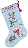 Stack Of Critters Stocking Counted Cross Stitch Kit-16