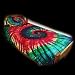 Duvet Cover Set - Extreme Rainbow Spiral Tie-Dye - Full/Queen Size