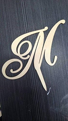 Rustic Wedding Cake Topper-wood Cake Topper Initial Cake Topper in Any Letter a B C D E F G H I J K L M N O P Q R S T U V W X Y Z