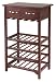 Contemporary Wine Rack with Glass Rack & Drawers