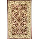 Safavieh Persian Legend Collection PL514A Handmade Rust and Ivory New Zealand Wool Round Area Rug, 3-Feet 6-Inch
