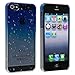 Clear Dark Blue Waterdrop Raindrop Hard Case Compatible With Apple iPhone 5