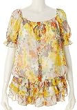 ※Summer Sale※ epuda フラワーシフォンブラウス / サマーセール