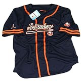 New York Islanders Embroidered Baseball Jersey - Navy