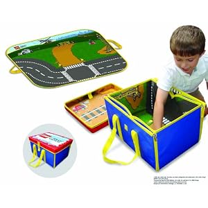 LEGO® CITY ZipBin® Toy Box and Playmat
