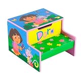 Product details for Dora the Explorer Step Stool with Storage