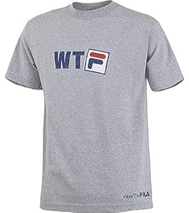 Men's Fila Short Sleeves WTF T-Shirt GRAY 2XL REG