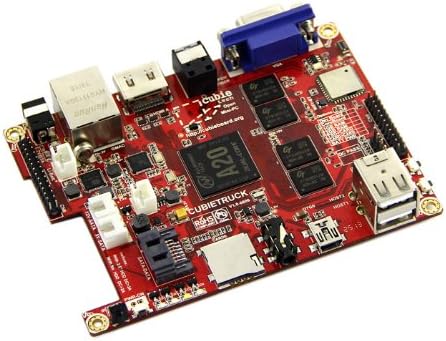 Cubietruck Kit - Dual Core Single-Board Computer - A New Pcb Model Adopted With Allwinner A20 Main Chip, The Same With Cubieboard2. It Is Enhanced With Some Features, Such As 2Gb Memory, 1000M Nic.