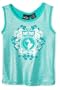 Baby phat Girls 2-6x Tank With Sequins,Peacock,2T