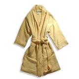 Colorado Clothing - Ladies Long Sleeve Knee Length Robe, Banana Yellow