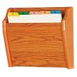 Wooden Mallet CH14-1MO Pocket Chart Holder Office Shelf