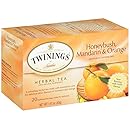 Twinings Herbal Tea, Honeybush, Mandarin &amp; Oranges, 20 Count Bagged Tea (6 Pack)