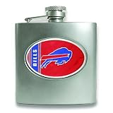 NFL Buffalo Bills Stainless Steel Hip Flask 6oz