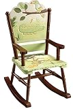 Kid's Hardwood Rocking Chair - Papagayo Animals