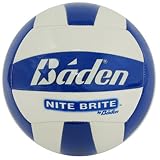 Baden Nite Brite Official Size 5 Cushioned Glow-in-the-Dark Volleyball