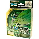 PowerPro Hi Viz Yellow 15lb Test 300Yd Spool - PowerPro 210015300Y, Fishing Line