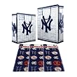 New York Yankees MLB Gift Bags (2 Large,1 Medium) & Flat Gift Wrap (2) Combo Pack #1 by Pro Specialties Group
