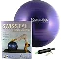 Fitness Mad Swiss GS Ball & Pump 65cm Purple