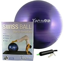 Fitness Mad Swiss GS Ball & Pump 65cm Purple
