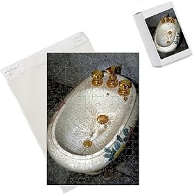 Photo Jigsaw Puzzle of Iraq War April 2003 gold bidet from Mirror Photos